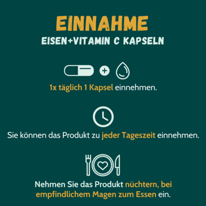 Sie sehen eine Packung Eisen 40 mg + Vitamin C 40 mg 120 Kapseln, Produktbild: 02 Eisen 40 mg + Vitamin C 40 mg 120 Kapseln, A-Nr.: 5571977 - 02