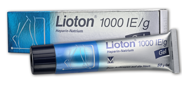 Sie sehen eine Packung Lioton® - Das Gel mit hoher Heparin Konzentration (1000 IE/g), Produktbild: 01 Lioton® - Das Gel mit hoher Heparin Konzentration (1000 IE/g), A-Nr.: 3526777 - 01
