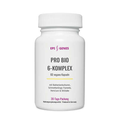 Sie sehen eine Packung NatuGena PROBIO-6-KOMPLEX Kapseln, Produktbild: 01 NatuGena PROBIO-6-KOMPLEX Kapseln, A-Nr.: 5847296 - 01