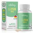 Sie sehen eine Packung Vitabay L-Lysin 800mg Tabletten, Produktbild: 01 Vitabay L-Lysin 800mg Tabletten, A-Nr.: 5878635 - 01
