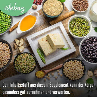 Sie sehen eine Packung Vitabay L-Lysin 800mg Tabletten, Produktbild: 02 Vitabay L-Lysin 800mg Tabletten, A-Nr.: 5878635 - 02