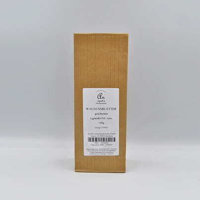 Sie sehen eine Packung Walnussblätter geschnitten, Produktbild: 01 Walnussblätter geschnitten, A-Nr.: 4792297 - 01