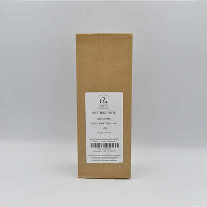 Sie sehen eine Packung Weidenrinde geschnitten, Produktbild: 01 Weidenrinde geschnitten, A-Nr.: 4792311 - 01