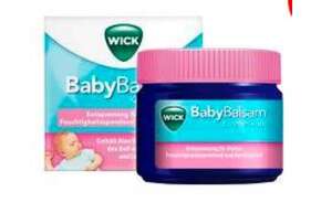 Sie sehen eine Packung WICK BabyBalsam, Produktbild: 01 WICK BabyBalsam, A-Nr.: 4767709 - 01