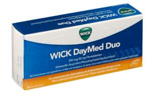 Sie sehen eine Packung WICK Day Med Duo 200 mg/30 mg, Produktbild: 01 WICK Day Med Duo 200 mg/30 mg, A-Nr.: 4202976 - 01