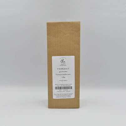 Sie sehen eine Packung Ysopkraut geschnitten, Produktbild: 01 Ysopkraut geschnitten, A-Nr.: 4792340 - 01