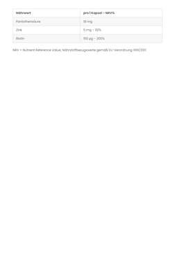 Sie sehen eine Packung Zink 5 mg + Pantothensäure 18 mg + Biotin, Produktbild: 02 Zink 5 mg + Pantothensäure 18 mg + Biotin, A-Nr.: 4751140 - 02