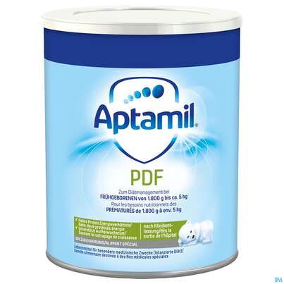 Sie sehen eine Packung Aptamil Spezialnahrung Pdf/fruehgeborenen- Nahrung 400g, Produktbild: 02 Aptamil Spezialnahrung Pdf/fruehgeborenen- Nahrung 400g, A-Nr.: 4555404 - 02