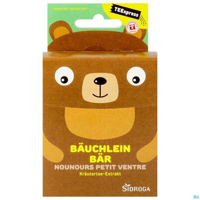 Sie sehen eine Packung Sidroga Tee Teexpress Sofort Löslich Baeuchlein Baer Fenchel-anis-kuemmel Sache 15st, Produktbild: 02 Sidroga Tee Teexpress Sofort Löslich Baeuchlein Baer Fenchel-anis-kuemmel Sache 15st, A-Nr.: 4588958 - 02