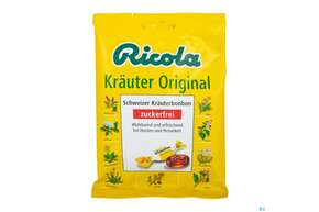 Ricola Zuckerfrei Original Kraeuter Beute 75g, A-Nr.: 5627376 - 01