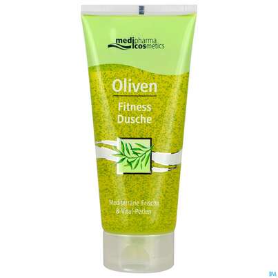 Sie sehen eine Packung Oliven Oel Dr.theiss Fitness-dusche 200ml, Produktbild: 01 Oliven Oel Dr.theiss Fitness-dusche 200ml, A-Nr.: 3090593 - 01