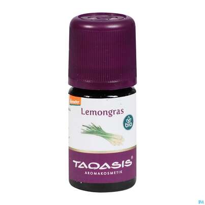 Sie sehen eine Packung Taoasis Lemongrasöl Bio|demeter 5ml, Produktbild: 01 Taoasis Lemongrasöl Bio|demeter 5ml, A-Nr.: 3164469 - 01