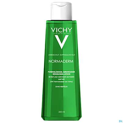 Sie sehen eine Packung Vichy Normaderm Reinigungs -lotion 200ml, Produktbild: 01 Vichy Normaderm Reinigungs -lotion 200ml, A-Nr.: 3282950 - 01