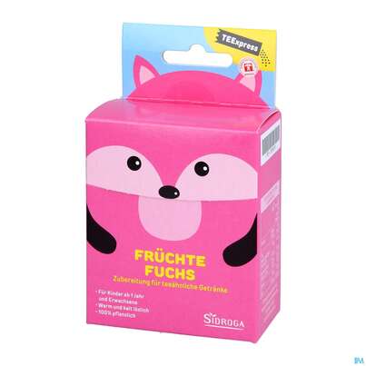 Sie sehen eine Packung Sidroga Tee Teexpress Sofort Löslich Fruechte Fuchs Sache 15st, Produktbild: 02 Sidroga Tee Teexpress Sofort Löslich Fruechte Fuchs Sache 15st, A-Nr.: 3390504 - 02