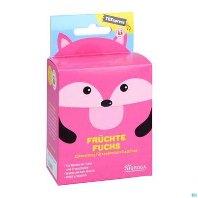 Sie sehen eine Packung Sidroga Tee Teexpress Sofort Löslich Fruechte Fuchs Sache 15st, Produktbild: 03 Sidroga Tee Teexpress Sofort Löslich Fruechte Fuchs Sache 15st, A-Nr.: 3390504 - 03