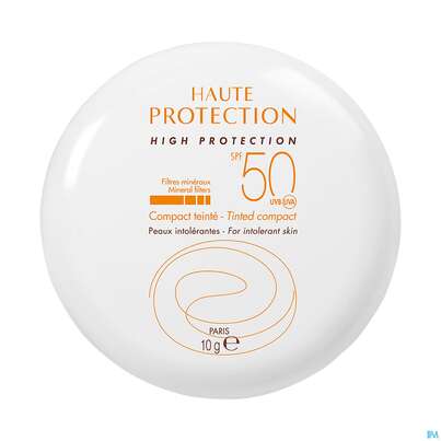 Sie sehen eine Packung Avène Kompaktsonnencreme Gold Spf 50+ 10g, Produktbild: 07 Avène Kompaktsonnencreme Gold Spf 50+ 10g, A-Nr.: 3290599 - 07