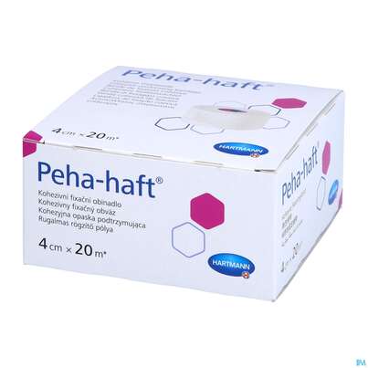 Sie sehen eine Packung Peha-haft Fixierbinde/latexfrei 20mx 4cm 1st, Produktbild: 04 Peha-haft Fixierbinde/latexfrei 20mx 4cm 1st, A-Nr.: 3328273 - 04