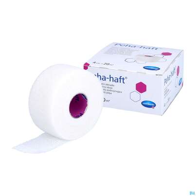 Sie sehen eine Packung Peha-haft Fixierbinde/latexfrei 20mx 4cm 1st, Produktbild: 06 Peha-haft Fixierbinde/latexfrei 20mx 4cm 1st, A-Nr.: 3328273 - 06