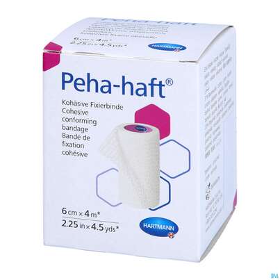 Peha-haft Fixierbinde/latexfrei 4mx 6cm 1st, A-Nr.: 3328221 - 04