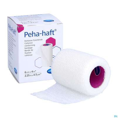 Peha-haft Fixierbinde/latexfrei 4mx 6cm 1st, A-Nr.: 3328221 - 07