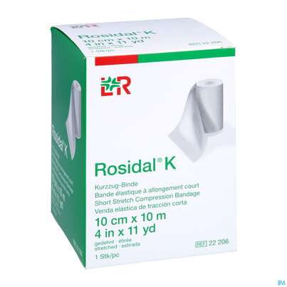 Sie sehen eine Packung Elastische Binden Rosidal Hautfarben Kraeftig 10mx 10cm 1st, Produktbild: 03 Elastische Binden Rosidal Hautfarben Kraeftig 10mx 10cm 1st, A-Nr.: 2631259 - 03