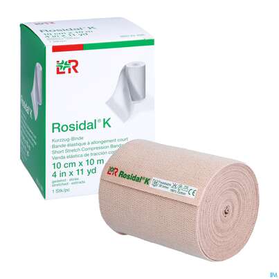 Sie sehen eine Packung Elastische Binden Rosidal Hautfarben Kraeftig 10mx 10cm 1st, Produktbild: 05 Elastische Binden Rosidal Hautfarben Kraeftig 10mx 10cm 1st, A-Nr.: 2631259 - 05