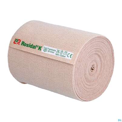 Sie sehen eine Packung Elastische Binden Rosidal Hautfarben Kraeftig 10mx 10cm 1st, Produktbild: 06 Elastische Binden Rosidal Hautfarben Kraeftig 10mx 10cm 1st, A-Nr.: 2631259 - 06