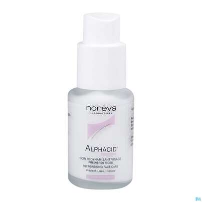 Sie sehen eine Packung Noreva Alphacid Creme Gesicht 30ml, Produktbild: 03 Noreva Alphacid Creme Gesicht 30ml, A-Nr.: 2633815 - 03