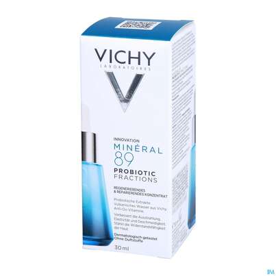 Sie sehen eine Packung Vichy Mineral 89 Probiotic Fractions Gestresste Haut 30ml, Produktbild: 04 Vichy Mineral 89 Probiotic Fractions Gestresste Haut 30ml, A-Nr.: 5356894 - 04