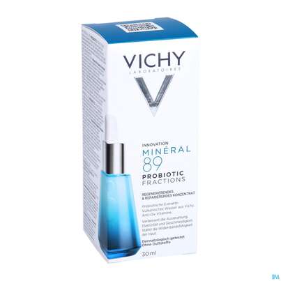 Sie sehen eine Packung Vichy Mineral 89 Probiotic Fractions Gestresste Haut 30ml, Produktbild: 05 Vichy Mineral 89 Probiotic Fractions Gestresste Haut 30ml, A-Nr.: 5356894 - 05