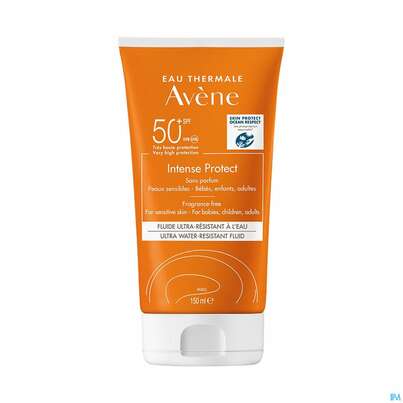 Sie sehen eine Packung Avène Intense Protect Spf 50+ 150ml, Produktbild: 01 Avène Intense Protect Spf 50+ 150ml, A-Nr.: 5397829 - 01