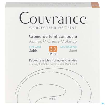 Avène Couvrance Kompakt Creme-make-up Mattierend Sand 10g, A-Nr.: 2594937 - 02