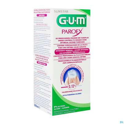 Mundwasser/spuelung Gum Mundspuelung Paroex Chx O.alk 0,12% Kurzzeitpflege 1784 300ml, A-Nr.: 3115293 - 02