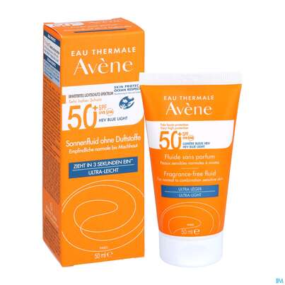 Avène Sonnenfluid Spf 50+ Ohne Duftstoffe 50ml, A-Nr.: 5597178 - 12