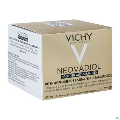 Sie sehen eine Packung Vichy Neovadiol Nach Den Wechseljahren Tag 50ml, Produktbild: 04 Vichy Neovadiol Nach Den Wechseljahren Tag 50ml, A-Nr.: 5428398 - 04