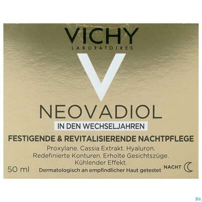 Sie sehen eine Packung Vichy Neovadiol In Den Wechseljahren Nacht 50ml, Produktbild: 02 Vichy Neovadiol In Den Wechseljahren Nacht 50ml, A-Nr.: 5428381 - 02