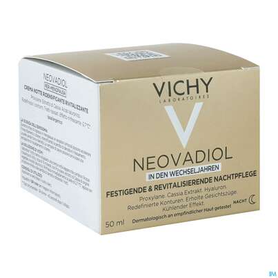 Sie sehen eine Packung Vichy Neovadiol In Den Wechseljahren Nacht 50ml, Produktbild: 03 Vichy Neovadiol In Den Wechseljahren Nacht 50ml, A-Nr.: 5428381 - 03