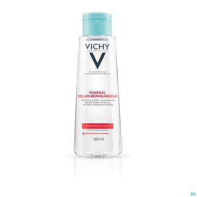 Sie sehen eine Packung Vichy Purete Thermale Mineral Mizellenfluid Empfindliche Haut 200ml, Produktbild: 03 Vichy Purete Thermale Mineral Mizellenfluid Empfindliche Haut 200ml, A-Nr.: 5178843 - 03