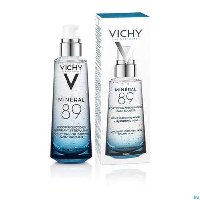 Sie sehen eine Packung Vichy Mineral 89 Feuchtigkeitspflege 75ml, Produktbild: 04 Vichy Mineral 89 Feuchtigkeitspflege 75ml, A-Nr.: 5182129 - 04