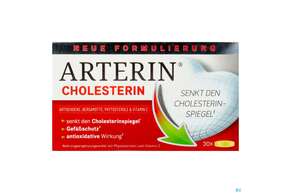 Arterin Tabl Cholesterin Bergamotte Pflanzliche Alternativ Lipidmanagm50000 30st, A-Nr.: 5182365 - 01