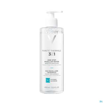Sie sehen eine Packung Vichy Purete Thermale Mineral Mizellenfluid Empfindliche Haut 400ml, Produktbild: 02 Vichy Purete Thermale Mineral Mizellenfluid Empfindliche Haut 400ml, A-Nr.: 5178866 - 02