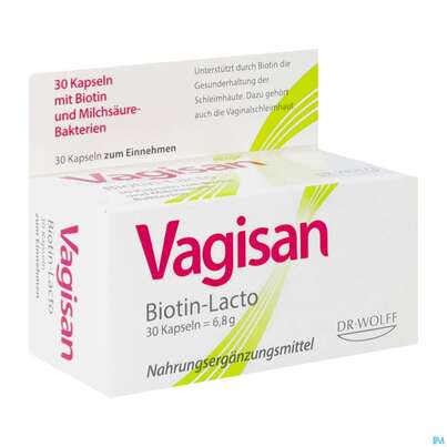 Vagisan Kapseln Milchsaeure +biotin 30st, A-Nr.: 4404094 - 03