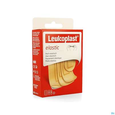 Sie sehen eine Packung Wundpflaster Leukoplast/elastic Strips 4 Groessen 73219 40st, Produktbild: 02 Wundpflaster Leukoplast/elastic Strips 4 Groessen 73219 40st, A-Nr.: 4368665 - 02