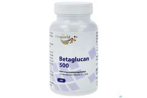 Betaglucan Kapseln 500mg +vitamin C Zink Vegan Vita World 90st, A-Nr.: 4836215 - 01