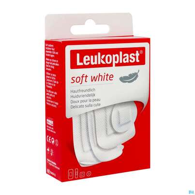 Sie sehen eine Packung Wundpflaster Leukoplast/soft Strips 4 Groessen 73218 30st, Produktbild: 03 Wundpflaster Leukoplast/soft Strips 4 Groessen 73218 30st, A-Nr.: 4369191 - 03