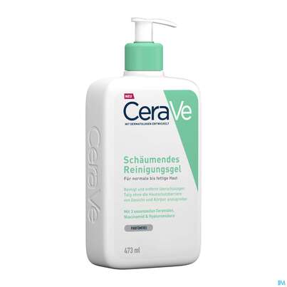 Sie sehen eine Packung Cerave Schäumendes Reinigungsgel 473ml, Produktbild: 02 Cerave Schäumendes Reinigungsgel 473ml, A-Nr.: 4802021 - 02