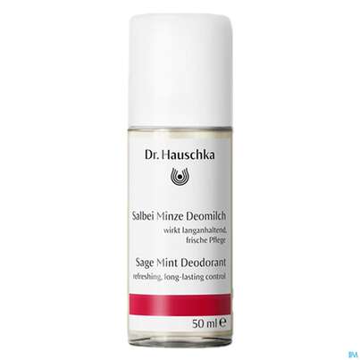 Sie sehen eine Packung Dr. Hauschka Salbei Minze Deomilch 50ml, Produktbild: 02 Dr. Hauschka Salbei Minze Deomilch 50ml, A-Nr.: 4321735 - 02