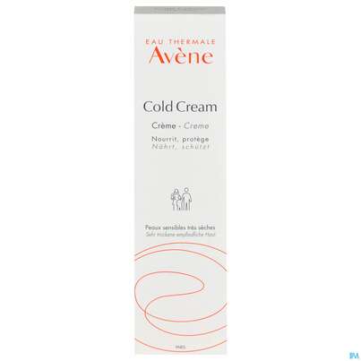 Sie sehen eine Packung Avène Cold Cream Creme 100ml, Produktbild: 04 Avène Cold Cream Creme 100ml, A-Nr.: 4763539 - 04