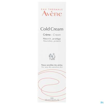 Sie sehen eine Packung Avène Cold Cream Creme 100ml, Produktbild: 05 Avène Cold Cream Creme 100ml, A-Nr.: 4763539 - 05