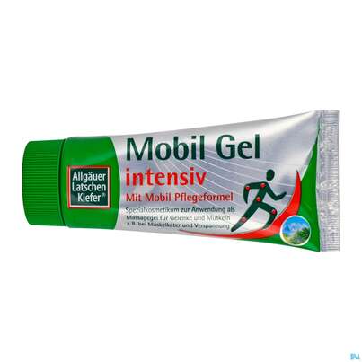 Sie sehen eine Packung Allgäuer Latschenkiefer Mobil Gel Intensiv 100ml, Produktbild: 04 Allgäuer Latschenkiefer Mobil Gel Intensiv 100ml, A-Nr.: 3832758 - 04